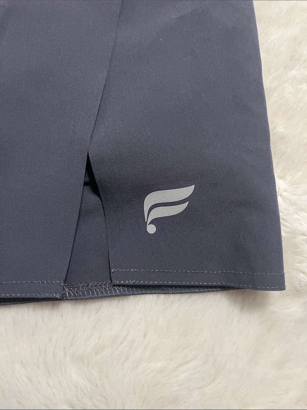 Fabletics gray Athletic Skort with Reflective Logo - Picture 2 of 7